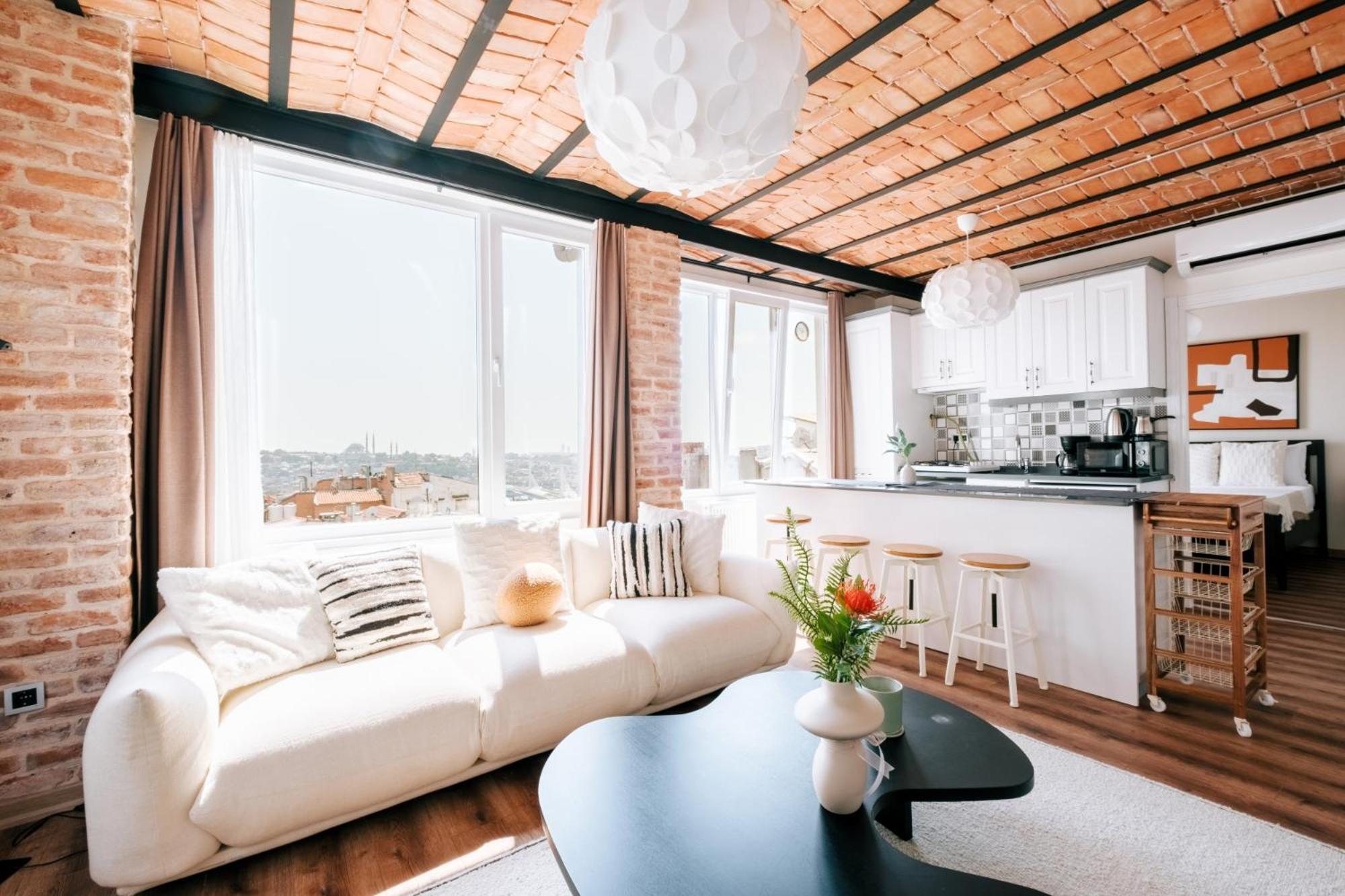 Ferienwohnung Flat W City View Near Galata Tower In Istiklal Ave Istanbul Exterior foto